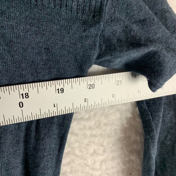 Theory Avanti Briola Women's Marine Knit Pullover Sweater Dress Linen S NWT 9198 - Picture 7 of 12